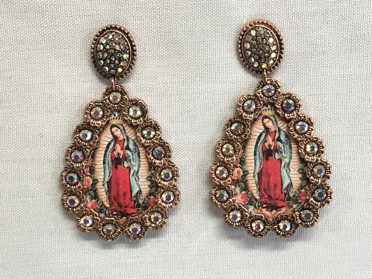 Earrings Guadalupe Virgin