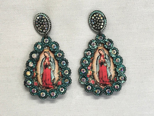 Earrings Guadalupe Virgin
